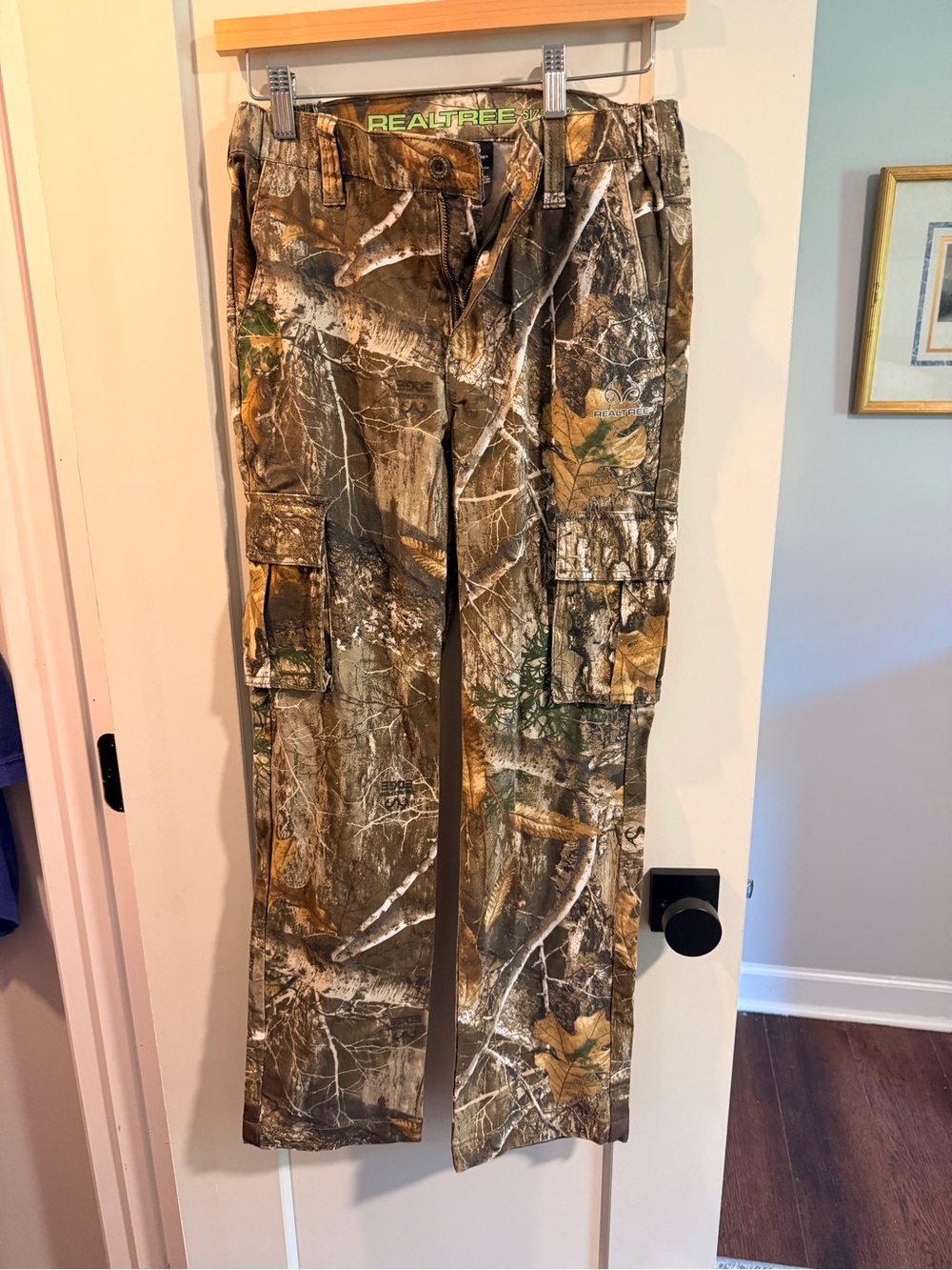 Realtree Kids Camo Cargo Pants in Brown & Green